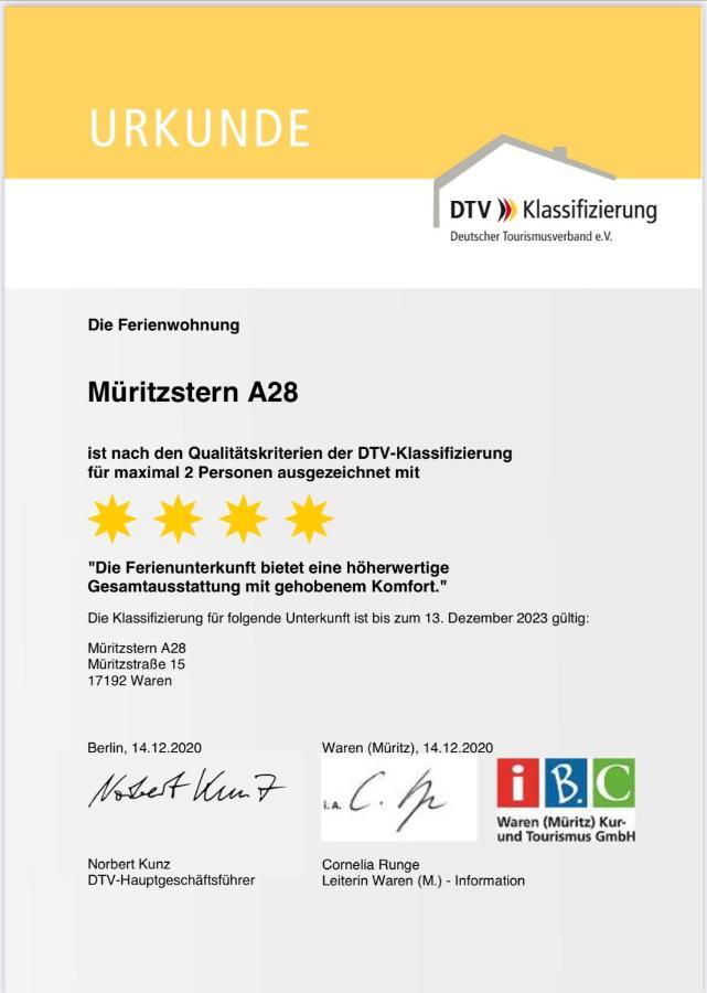 Apartment Müritzstern In Der Hafenresidenz